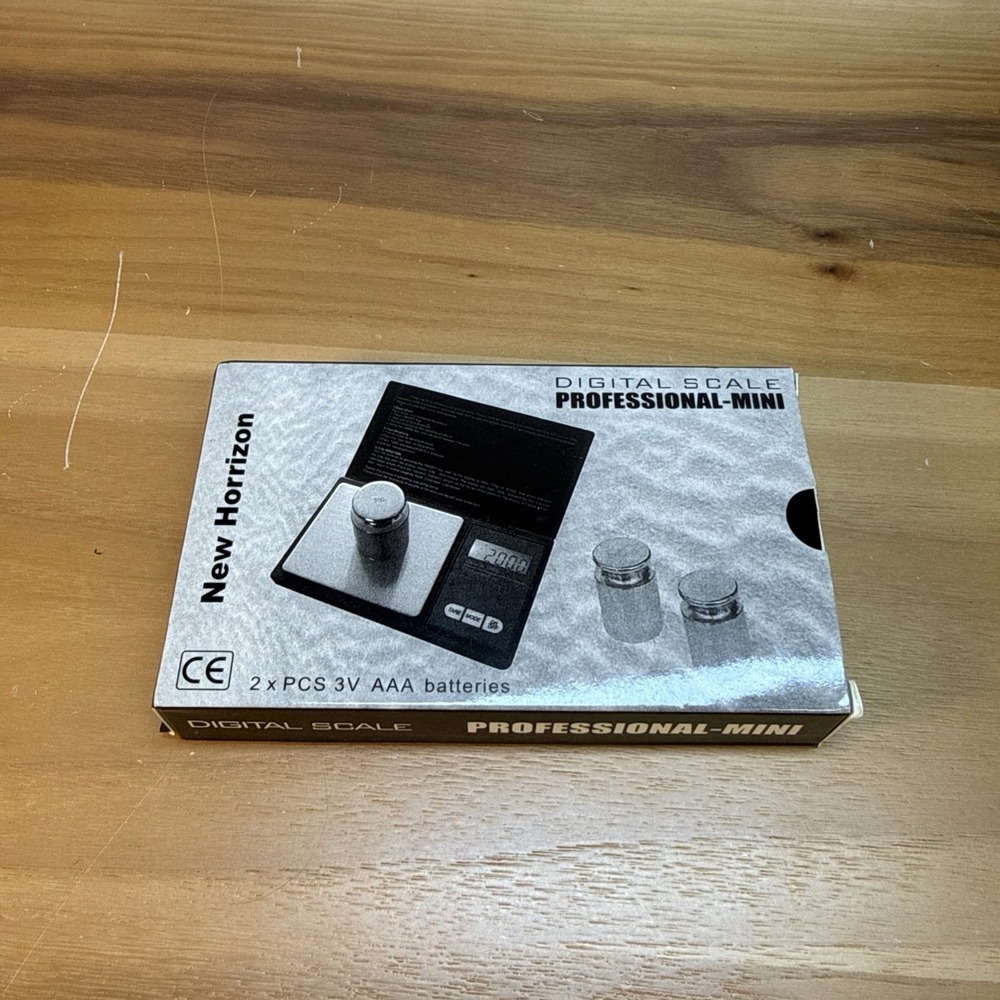 New Horizons Professional Mini Weight Digital Scale LCD Silver 500g